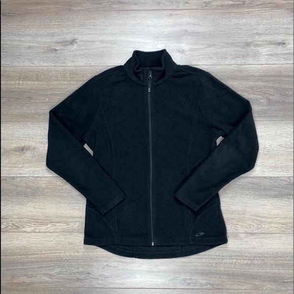 Champion Fleece Zip Sweatshirt Black L - Picture 12 of 13